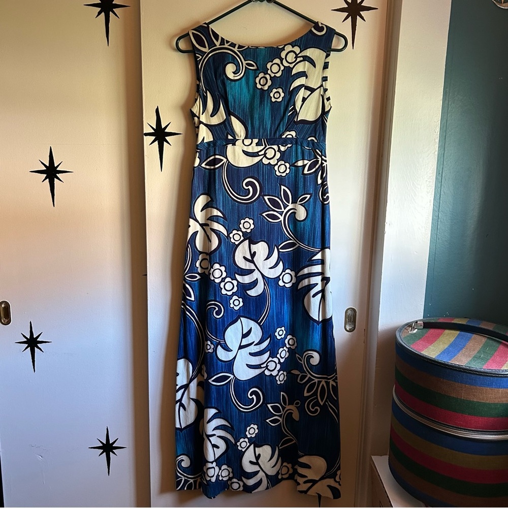 Vintage Hawaiian Barkcloth Dress